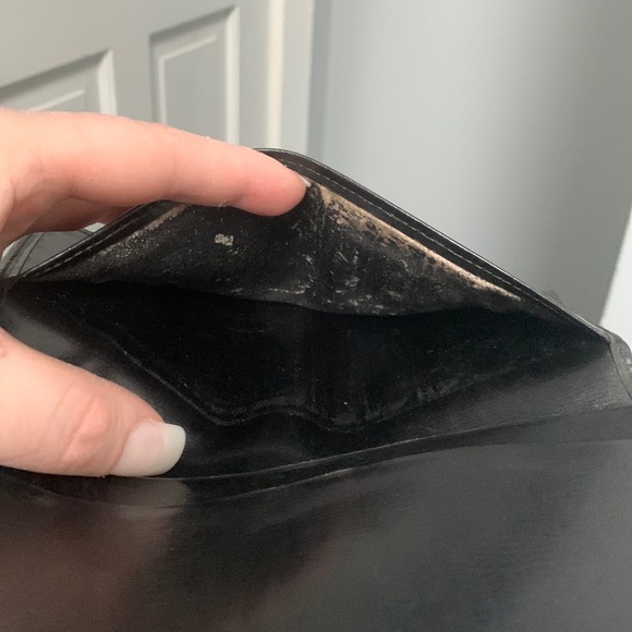 1994 authentic Louis Vuitton black Epi leather long wallet / checkbook holder - Picture 14 of 16